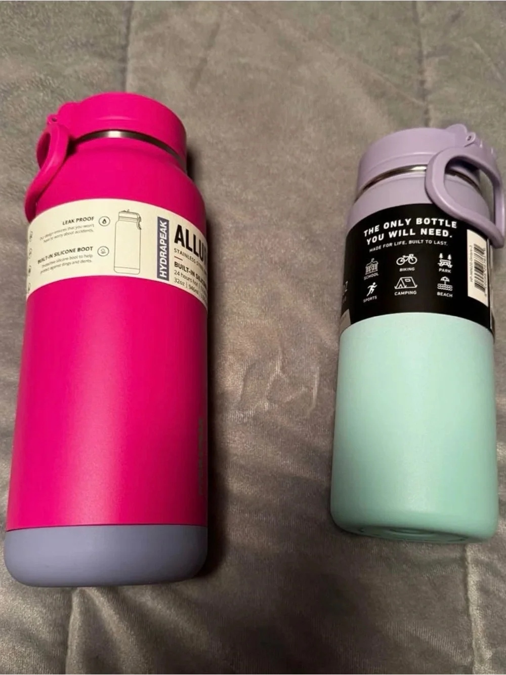 Hydrapeak Stainless Steel Bottle bundle